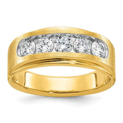 14K gold diamond ring