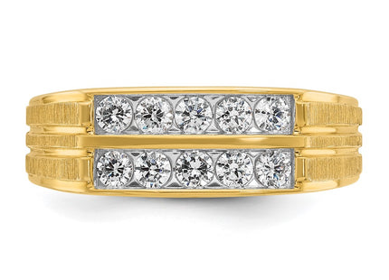 14k Yellow Gold Rings Style B64207 - Classique Jewelry Inc.