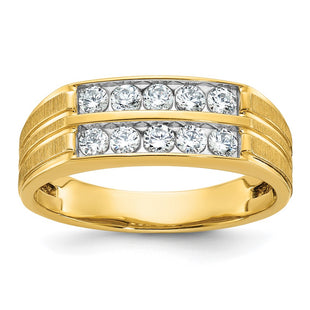14k Yellow Gold Rings Style B64207 - Classique Jewelry Inc.