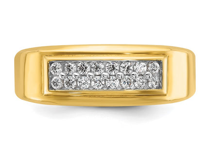 14k Yellow Gold Rings Style B64208 - Classique Jewelry Inc.