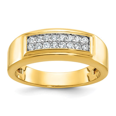 14K gold diamond ring