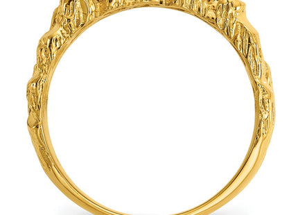 14k Yellow Gold Rings Style B64213 - Classique Jewelry Inc.