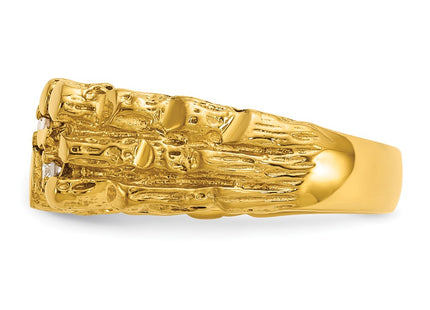 14k Yellow Gold Rings Style B64213 - Classique Jewelry Inc.