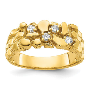 14k Yellow Gold Rings Style B64213 - Classique Jewelry Inc.