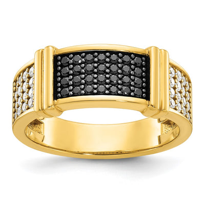 14K gold diamond ring
