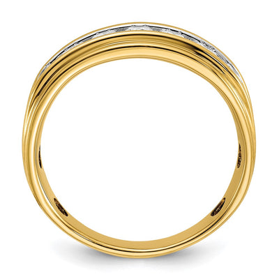 IBGoodman 14K Men's Polished 7/8 Carat AA Quality Diamond Ring
