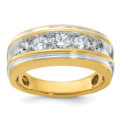 14K gold diamond ring