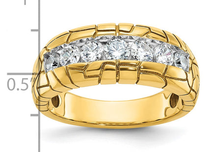 14k Yellow Gold Rings Style B64237 - Classique Jewelry Inc.