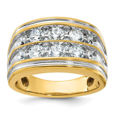 14K gold diamond ring