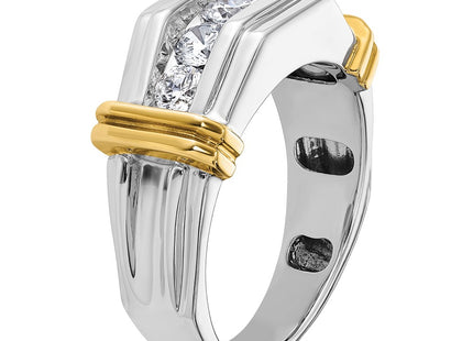 14k Two-tone Rings Style B64254 - Classique Jewelry Inc.