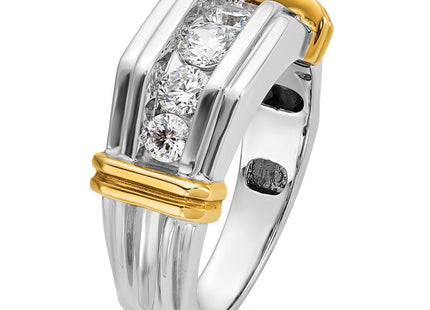 14k Two-tone Rings Style B64254 - Classique Jewelry Inc.