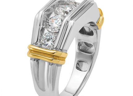 14k Two-tone Rings Style B64255 - Classique Jewelry Inc.