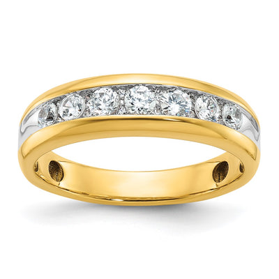 14K gold diamond ring