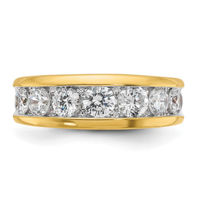 14K Yellow Gold IBGoodman Men's Polished Ring Mounting