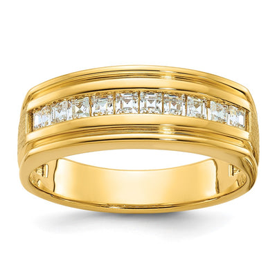 14K gold diamond ring