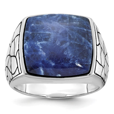 14K white gold ring