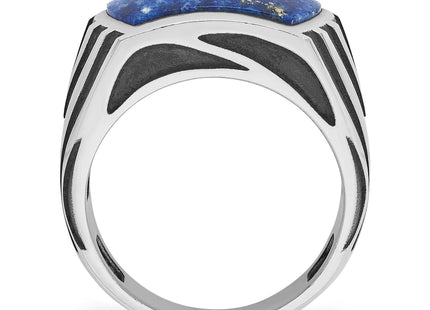 14k White Gold IBGoodman Mens Lapis Ring Mounting