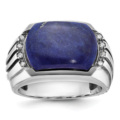 14K white gold diamond ring