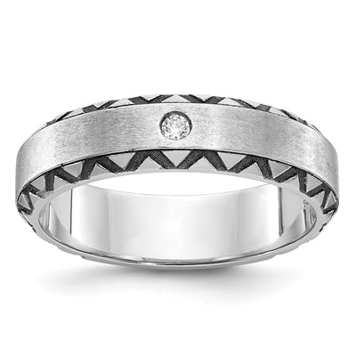 14K white gold diamond ring