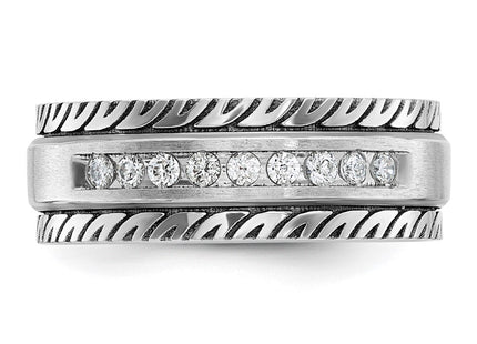 14k White Gold Rings Style B84345 - Classique Jewelry Inc.
