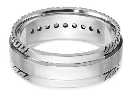14k White Gold Rings Style B84345 - Classique Jewelry Inc.