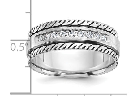 14k White Gold Rings Style B84345 - Classique Jewelry Inc.