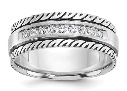 14k White Gold Rings Style B84345 - Classique Jewelry Inc.