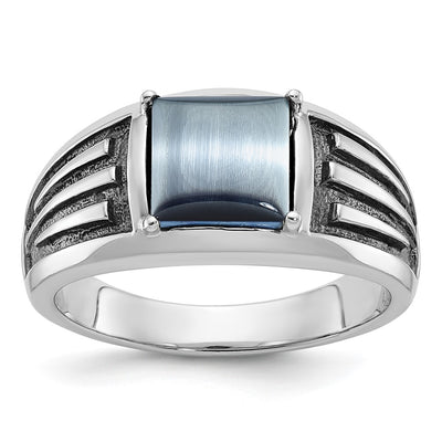 14K white gold ring
