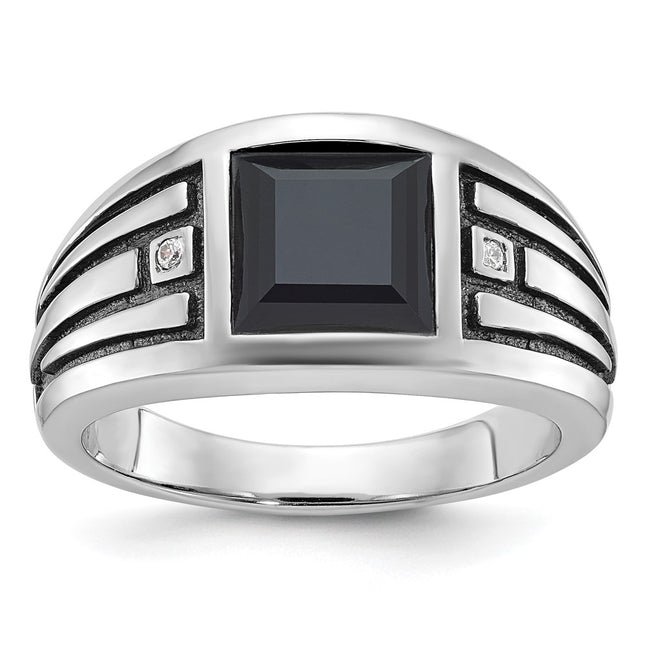 14k White Gold Rings Style B84538 - Classique Jewelry Inc.