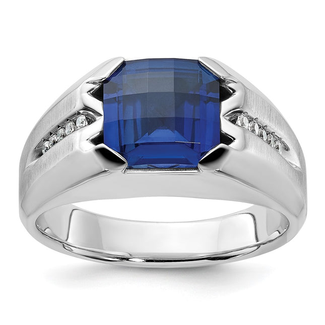 14k White Gold Rings Style B84754 - Classique Jewelry Inc.