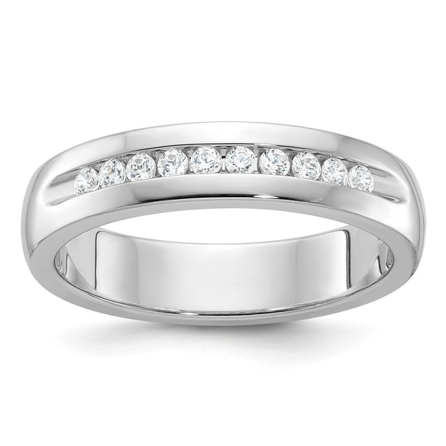 14k White Gold Rings Style B90513 - Classique Jewelry Inc.
