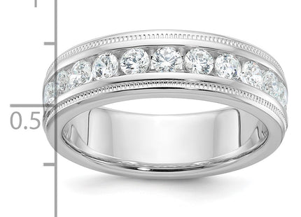 14k White Gold Rings Style B90524 - Classique Jewelry Inc.