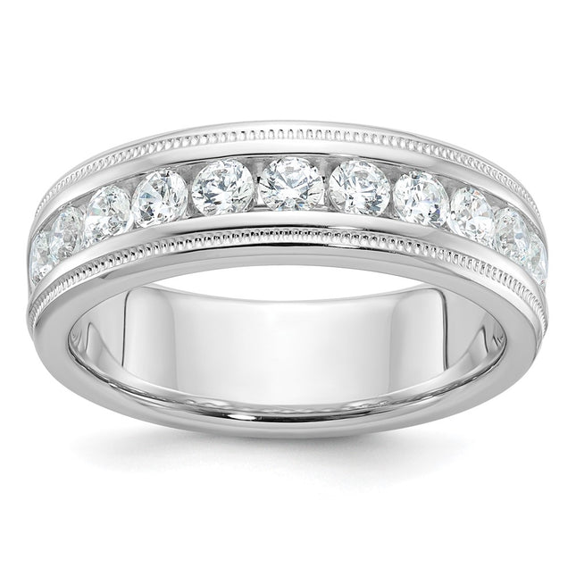 14k White Gold Rings Style B90524 - Classique Jewelry Inc.