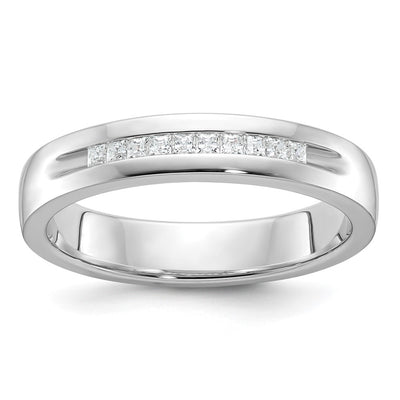 14K white gold diamond ring