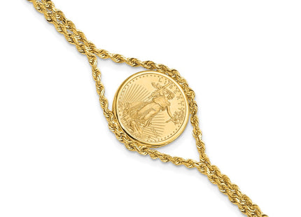 14k Yellow Gold Bracelets Style BA62 - Classique Jewelry Inc.