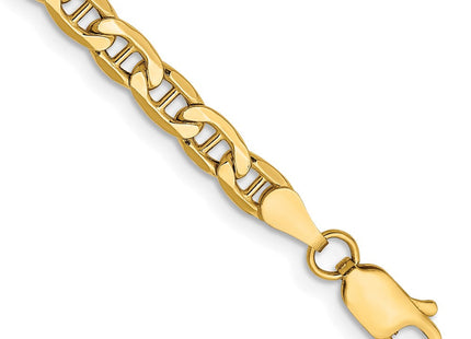 14K gold anchor link anchor chain