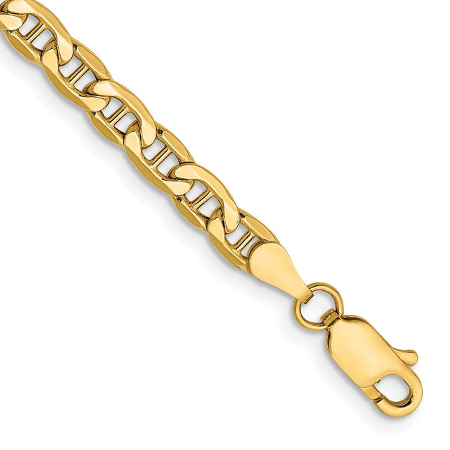 14k Semi-Solid Anchor Chain