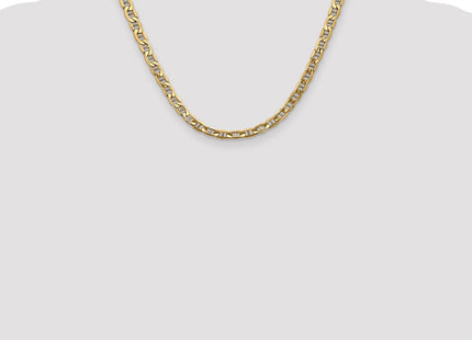 14K gold anchor link anchor bracelet