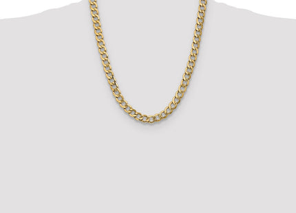 14k Semi-Solid Curb Chain (Style BC111-22)