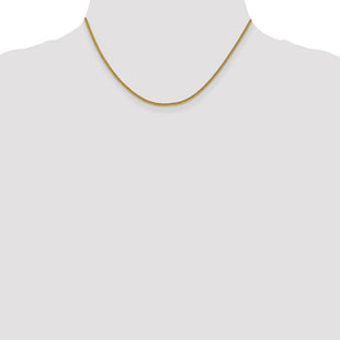 14K Semi-Solid 3-Wire Wheat with Lobster Clasp Chain (Style BC127-16)
