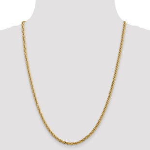 14K Diamond-cut Semi Solid with Lobster Clasp Chain (Style BC132-24)
