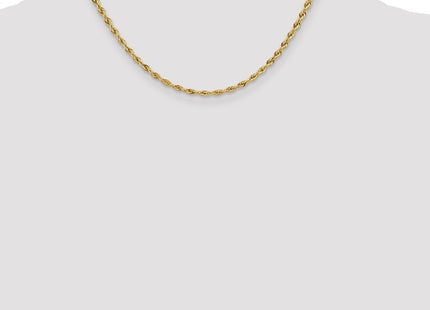 14K Semi Solid Rope with Lobster Clasp Chain (Style BC133-16)