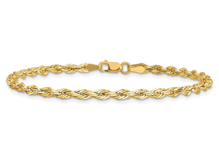 14K Semi Solid Rope with Lobster Clasp Chain (Style BC133-7)