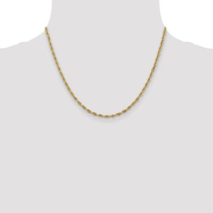 14K Semi Solid Rope with Lobster Clasp Chain (Style BC134-18)