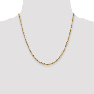 14K Semi Solid Rope with Lobster Clasp Chain (Style BC134-20)