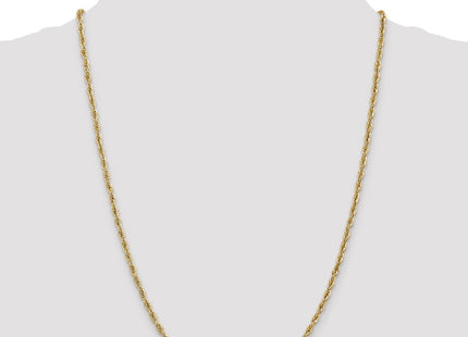14K Semi Solid Rope with Lobster Clasp Chain (Style BC134-24)