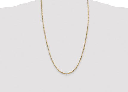 14K Semi Solid Rope with Lobster Clasp Chain (Style BC134-26)