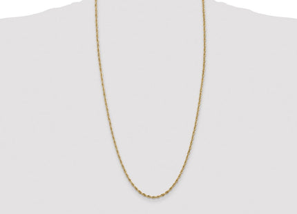 14K Semi Solid Rope with Lobster Clasp Chain (Style BC134-28)