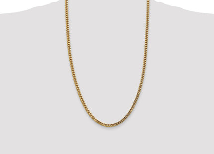14K Semi-Solid Franco with Fancy Lobster Clasp Chain (Style BC136-26)