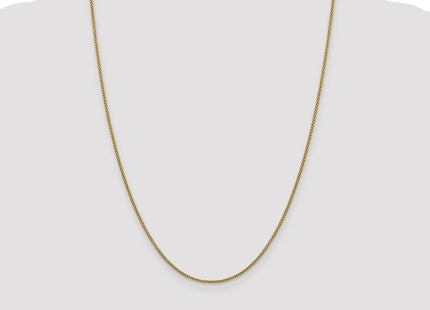 14K gold box link bracelet